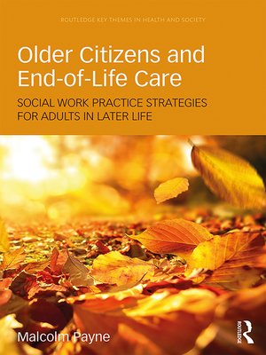 cover image of Older Citizens and End-of-Life Care